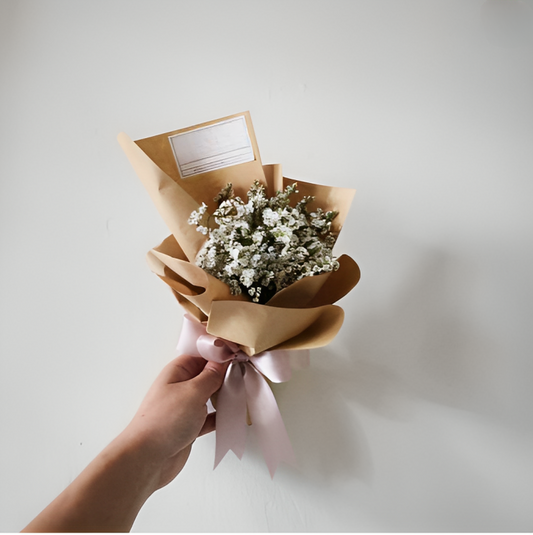 Bonjour Dried Flower Bouquet